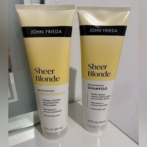 Nwt John Frieda Sheer Blonde Shampoo and Conditioner Set